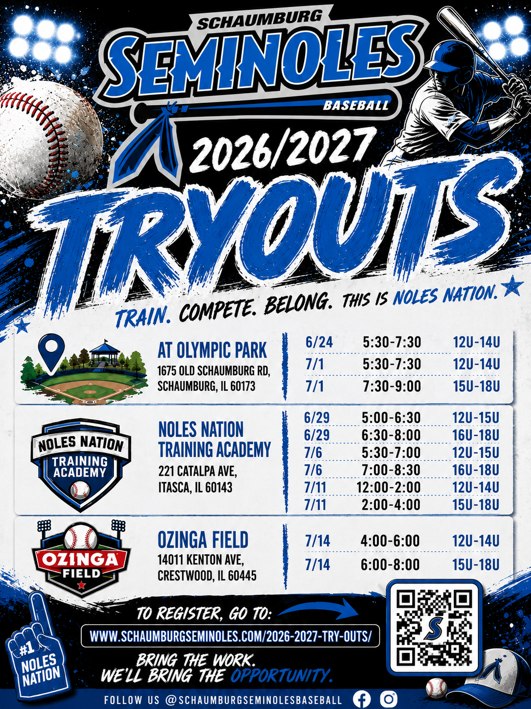 2026/2027 tryouts for the seminoles